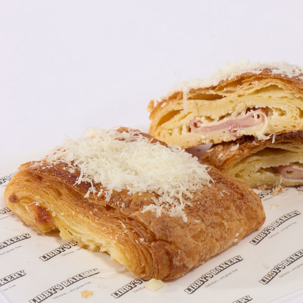 a nice gluten free ham and cheese croissant 