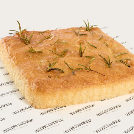 Libby's gluten free sea salt and rosemary focaccia